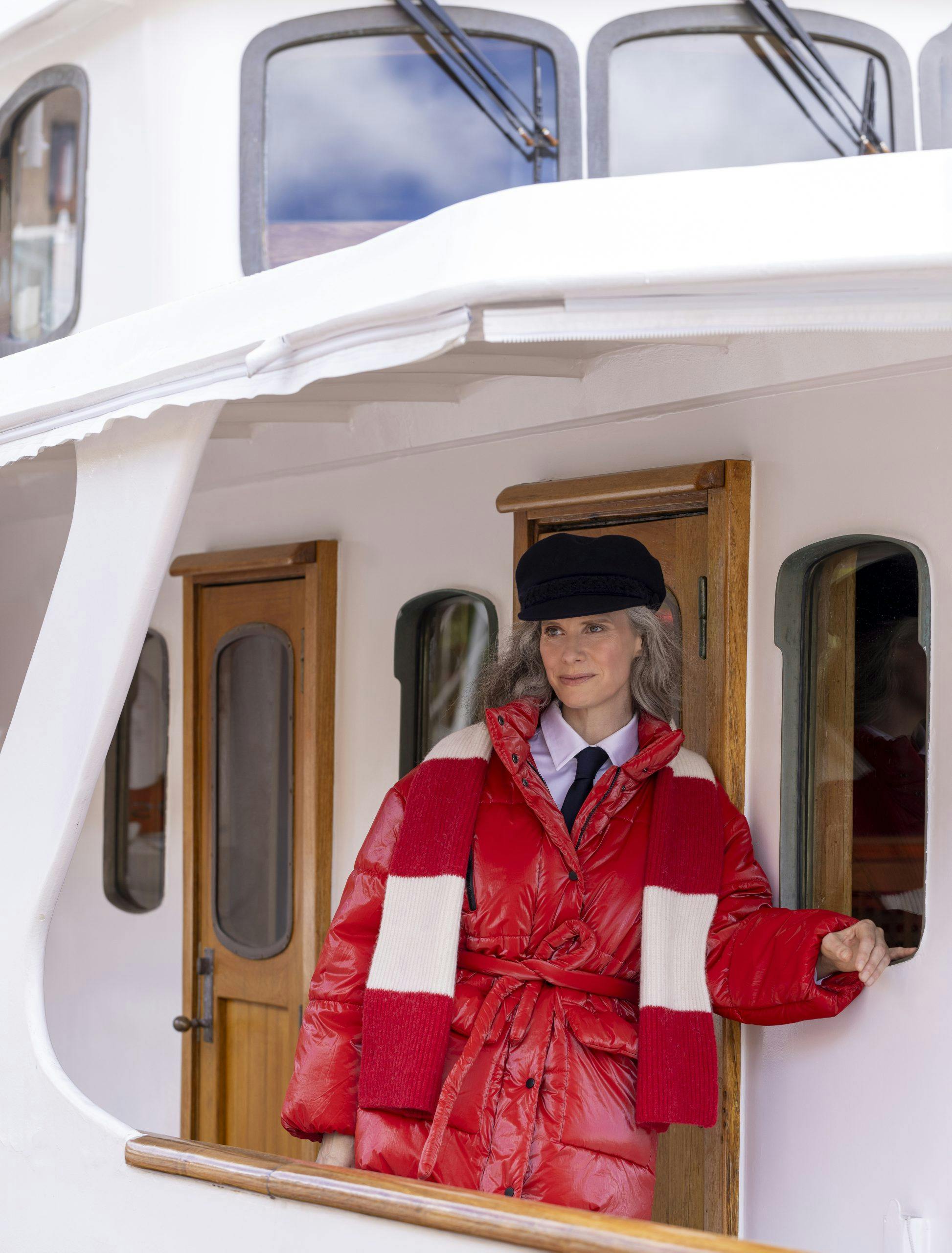 Tøff i trendfargen oversized boblejakke